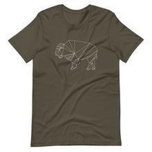 Load image into Gallery viewer, Geo-Bison_WHITE T-Shirt