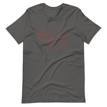 Load image into Gallery viewer, Geo-Bison_RED T-shirt