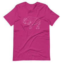 Load image into Gallery viewer, Geo-Bison_WHITE T-Shirt