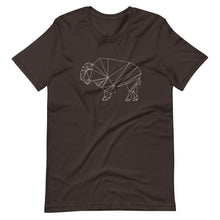 Load image into Gallery viewer, Geo-Bison_WHITE T-Shirt