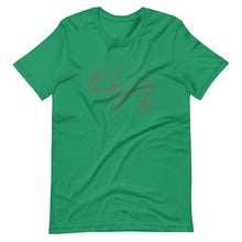 Load image into Gallery viewer, Geo-Bison_RED T-shirt