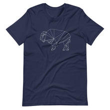 Load image into Gallery viewer, Geo-Bison_WHITE T-Shirt
