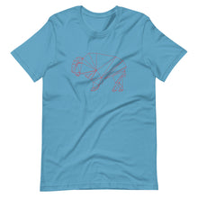 Load image into Gallery viewer, Geo-Bison_RED T-shirt