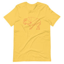 Load image into Gallery viewer, Geo-Bison_RED T-shirt