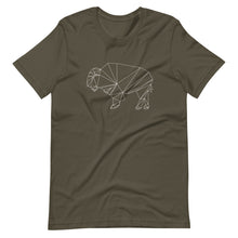 Load image into Gallery viewer, Geo-Bison_WHITE T-Shirt
