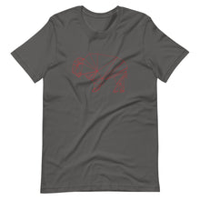 Load image into Gallery viewer, Geo-Bison_RED T-shirt
