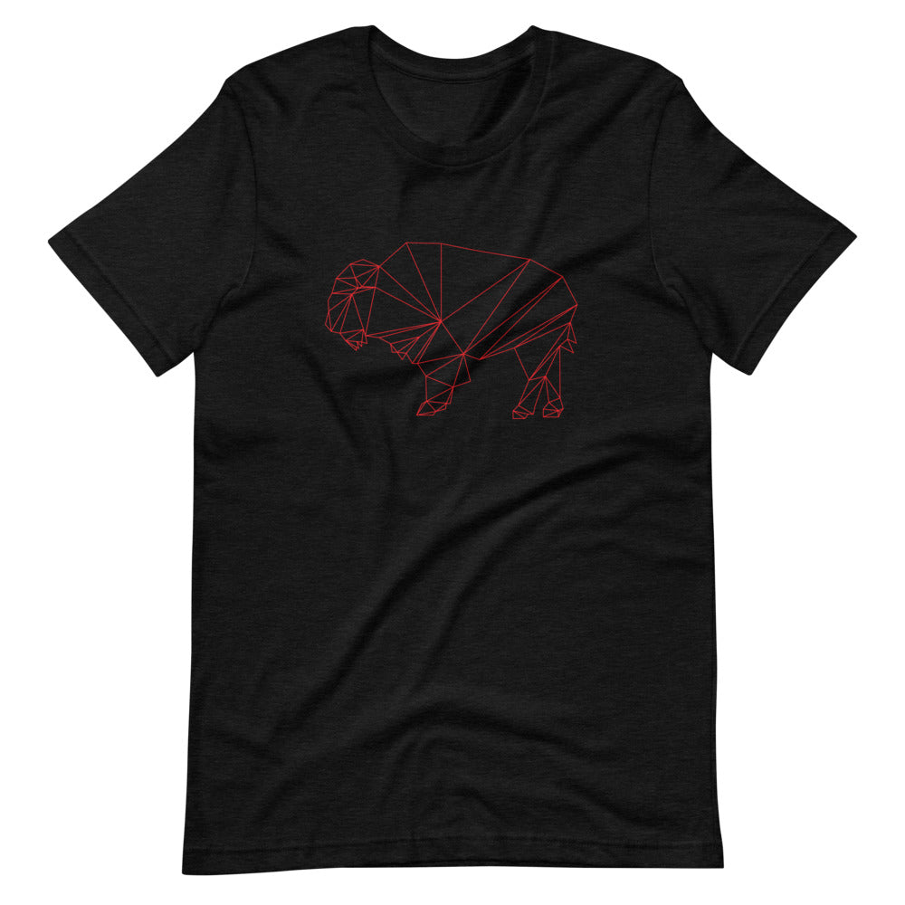 Geo-Bison_RED T-shirt