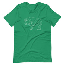 Load image into Gallery viewer, Geo-Bison_WHITE T-Shirt
